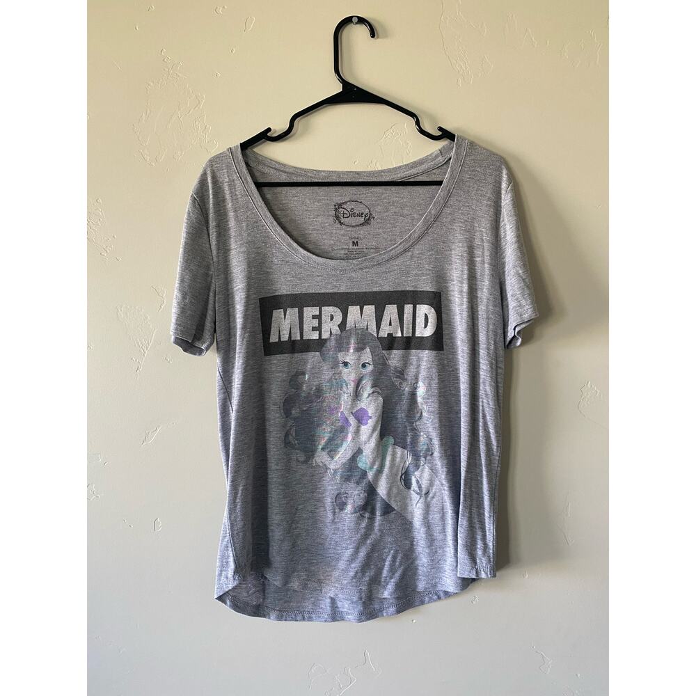 Disney Ariel Little Mermaid Short Sleeved T-Shirt Sz M Disneyland Disneyworld